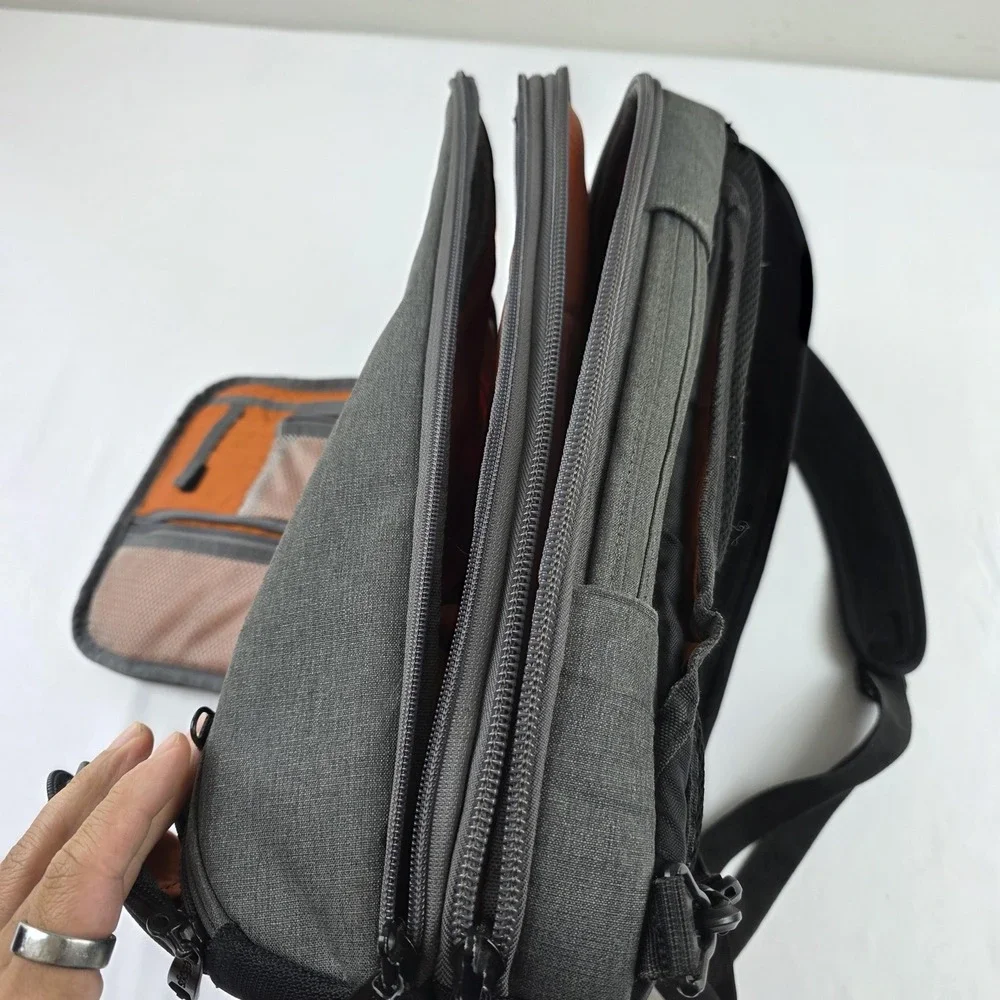 Ebags Backpack Gray 17 Inch Laptop Bag Travel Daypack Men Polyester Soft Case